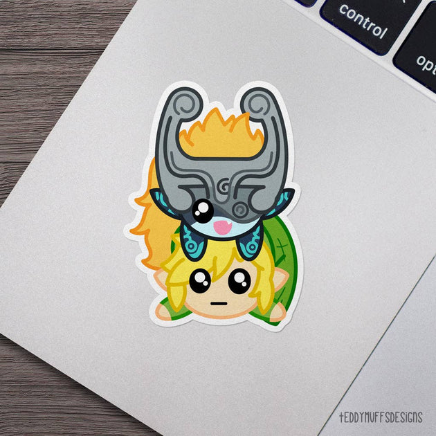 Link & Midna Sticker | Legend of Zelda | Twilight Princess – The Otaku Nook