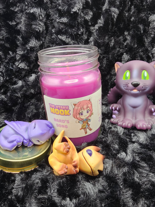 Bard's Song: 10 oz D&D Inspired Soy Candle - Melodic Bliss