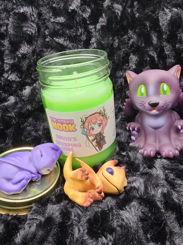 Druid's Grasping Vines: 10 oz D&D Inspired Soy Candle Magic
