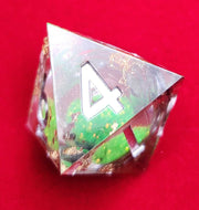 Mizuki's Hoard Corpse Glow Liquid Core Polyhedral Dice Set