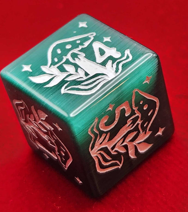 Mizuki's Hoard Sylvan Spore Gemstone Polyhedral Dice Set