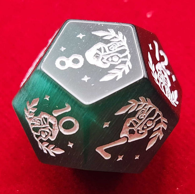 Mizuki's Hoard Sylvan Spore Gemstone Polyhedral Dice Set