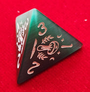 Mizuki's Hoard Sylvan Spore Gemstone Polyhedral Dice Set