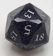 Mizuki's Hoard Moonveil Glass Polyhedral Dice Set