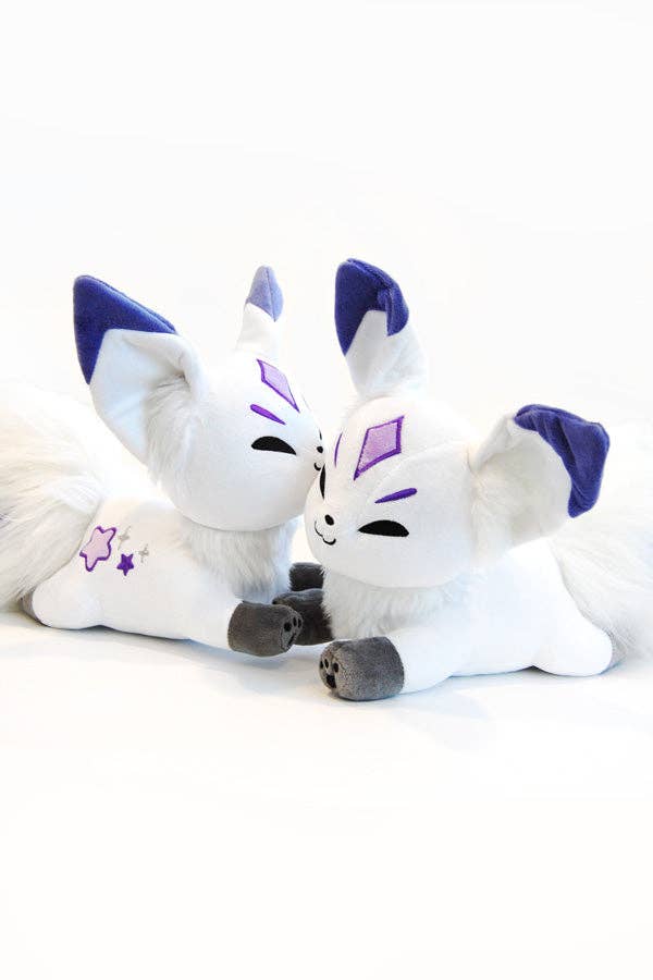 Floral Frolic Purple Moon Queenie Fox Plush