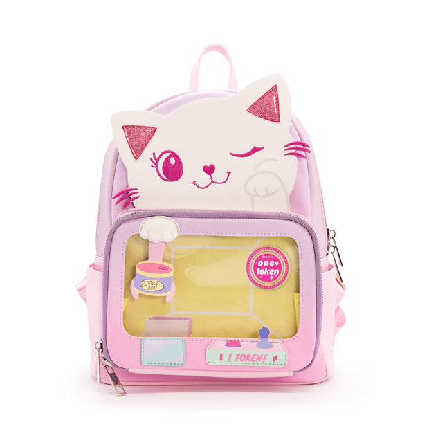 Pin Collection Backpack - Friendly Kitty