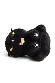 Angry Cat Plush- Fuzzy Black Void