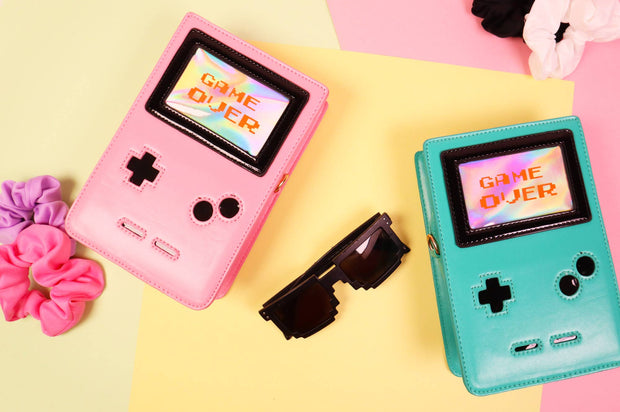 CLOSEOUT! Retro 8-Bit Gamer Handbag: Pink