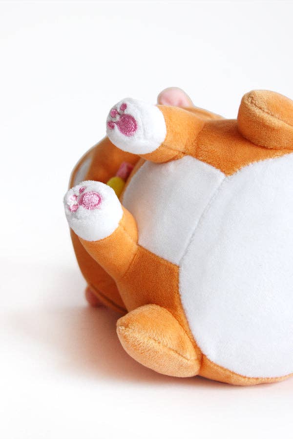 Angry Cat Plush- Orange Tabby Version