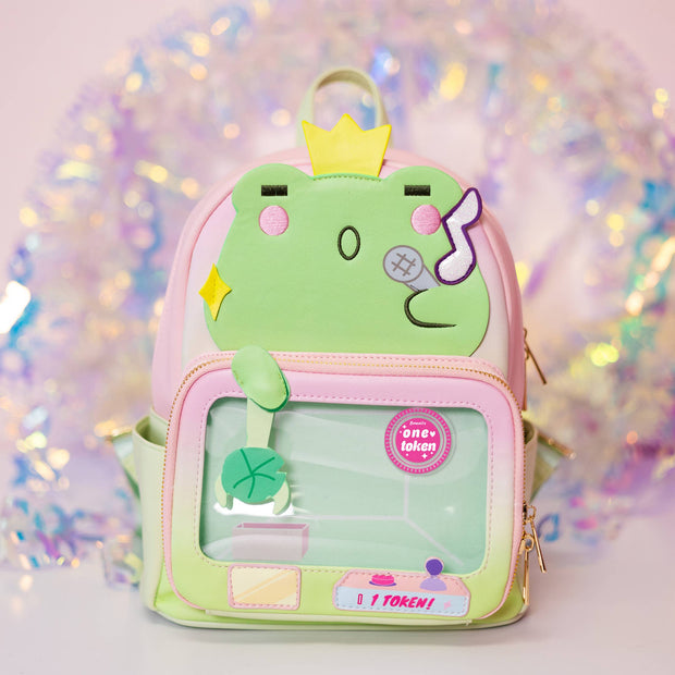 Claw Machine Pin Collector Backpack - Singing Frog