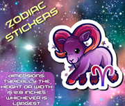 Zodiac Animal Stickers - The Otaku Nook
