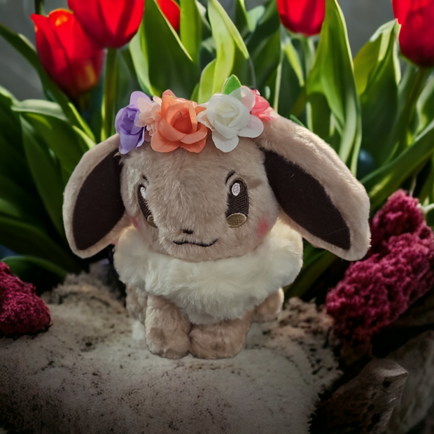 Spring Time Eevee Adorable Plush Stuffed Animal for Fans The