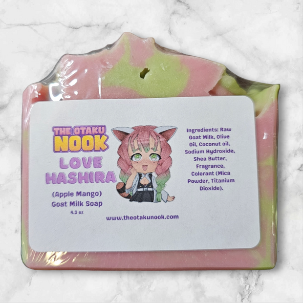 Demon Slayer Mitsuri Inspired Goat Milk Soap (Love Hashira)