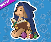 Dog D&D Stickers