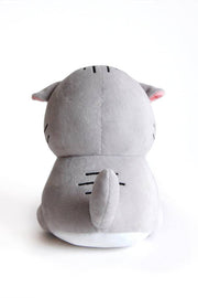 Angry Cat Plush- Gray Tabby Version