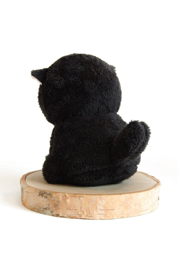 Angry Cat Plush- Fuzzy Black Void