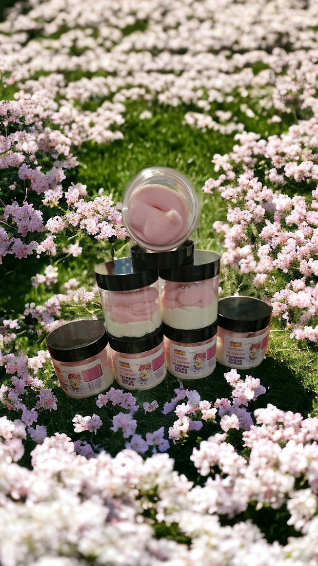 Foaming Sugar Scrubs