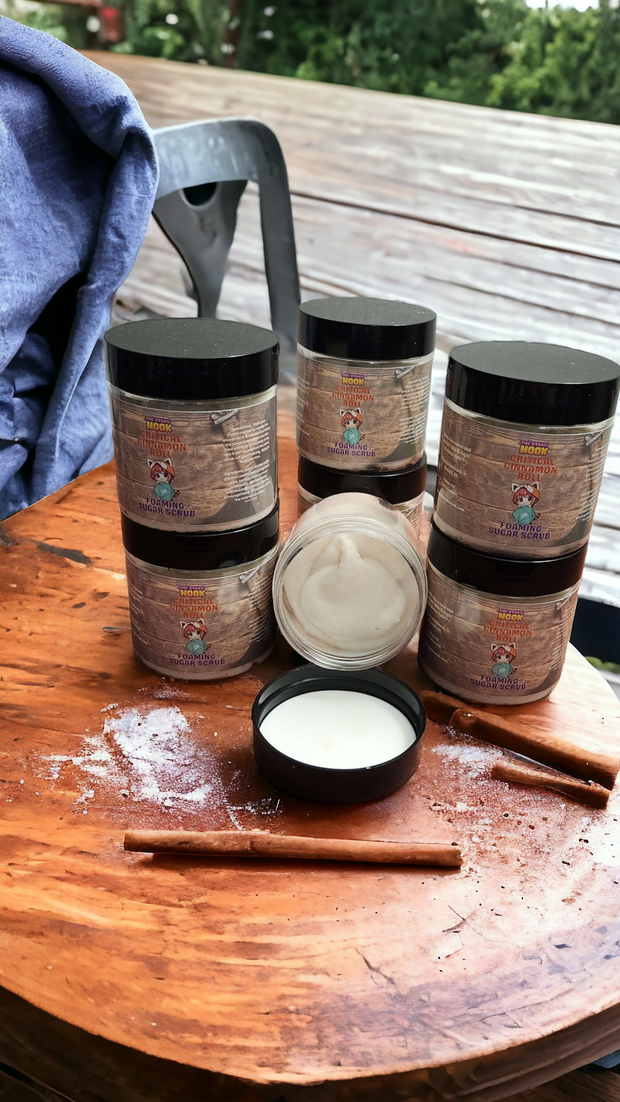 Foaming Sugar Scrubs