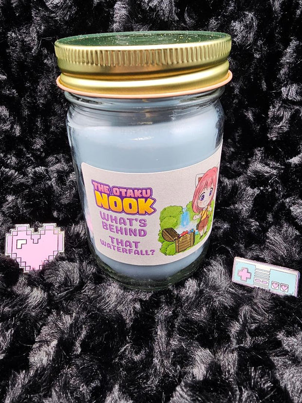  What's Behind That Waterfall? - 10 oz Soy Blend Wax Candle
